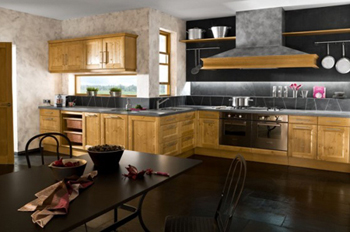 thiết kế phong cách Pháp - mẫu thiết kế phòng bếp